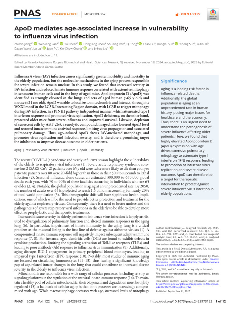 APOD | PDF | Influenza | Virus