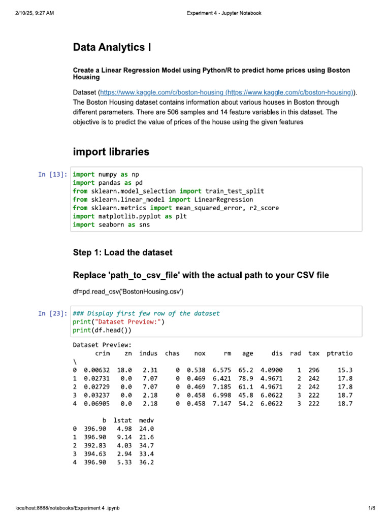 Experiment 4 | PDF