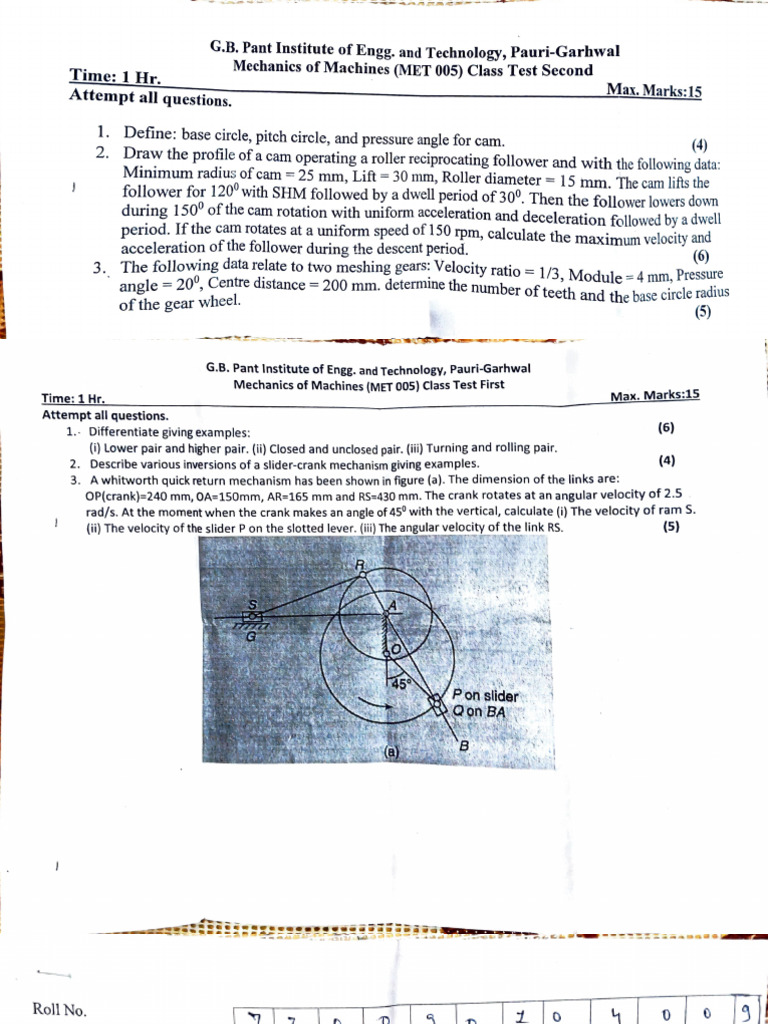 4th Sem Question Paper | PDF | Boiler | Steam