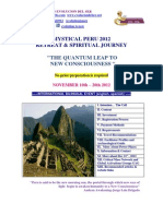 MYSTICAL PERU, RETREAT & JOURNEY 2012