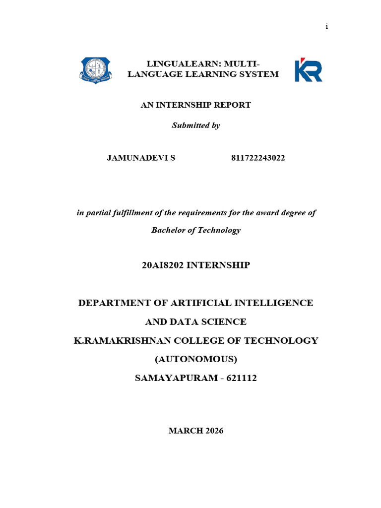 Internship Report 2 27 | PDF | Web Development | World Wide Web
