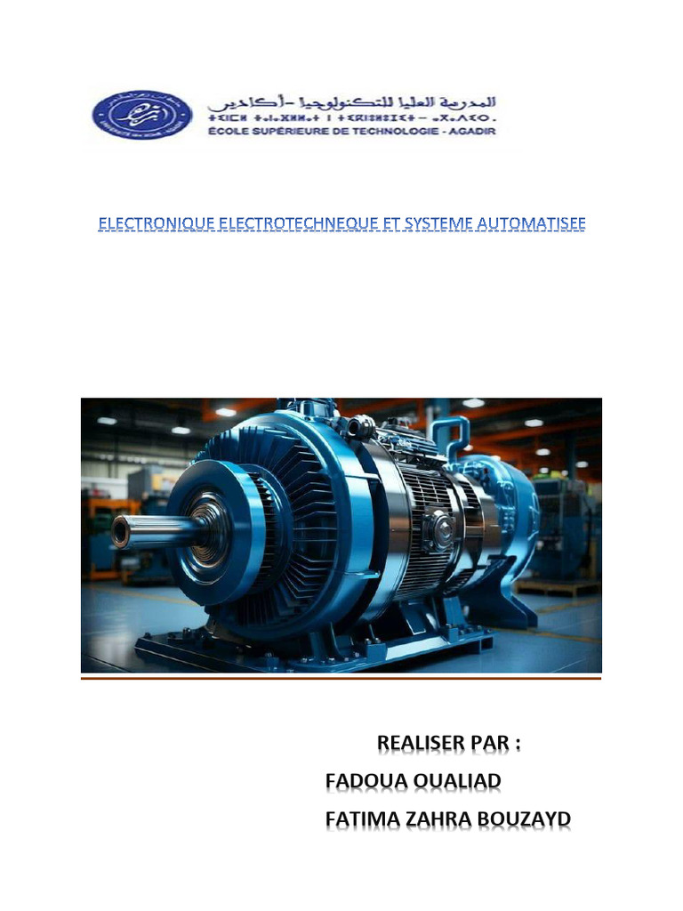 Rapport CMD Machine Grp4 PDF | PDF | Onduleur | Biens manufacturés