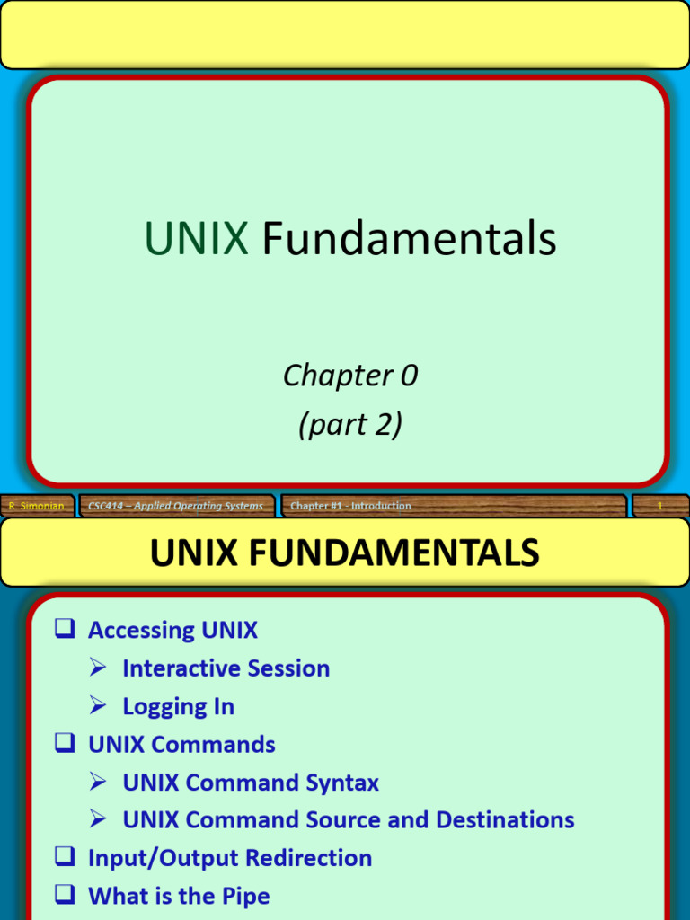 Ch00-UNIX Fundamentals - Part 2 | PDF | Command Line Interface | Password