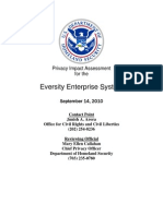 Privacy Pia Dhs Eversity DHS Privacy Documents for Department-wide Programs 08-2012