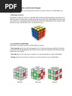 Cách Giải Rubik 3x3 Theo Roux Method | PDF