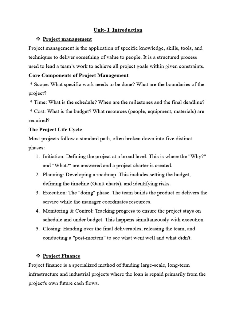 PF notes | PDF | Debt | Net Present Value