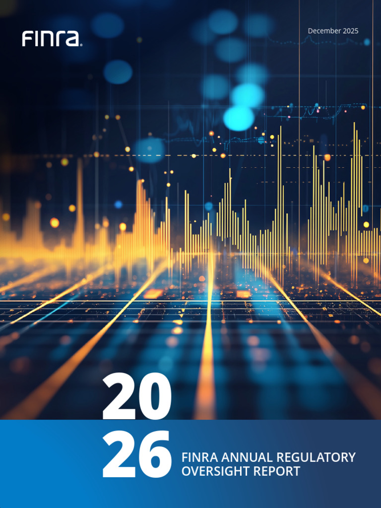 2026 FINRA Oversight Report | PDF | Phishing | Regulatory Compliance