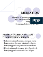 Training on Mediation