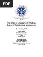 Privacy Pia Dhs Crm DHS Privacy Documents for Department-wide Programs 08-2012