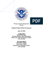 Privacy Pia Dhs Digitalmail DHS Privacy Documents for Department-wide Programs 08-2012