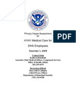 Privacy Pia Dhs Oha-Antiviral DHS Privacy Documents for Department-wide Programs 08-2012