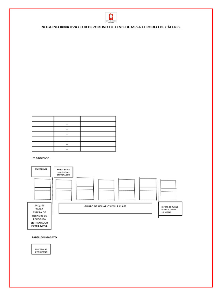 Circular Cdtm Rodeo Caceres | PDF | Disciplinas | Planificación