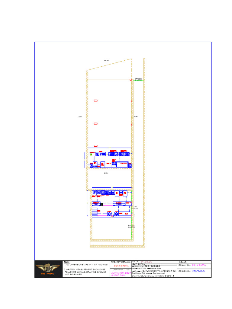 VIJAYAWADA-EQUIPMENT LAYOUT PLAN | PDF