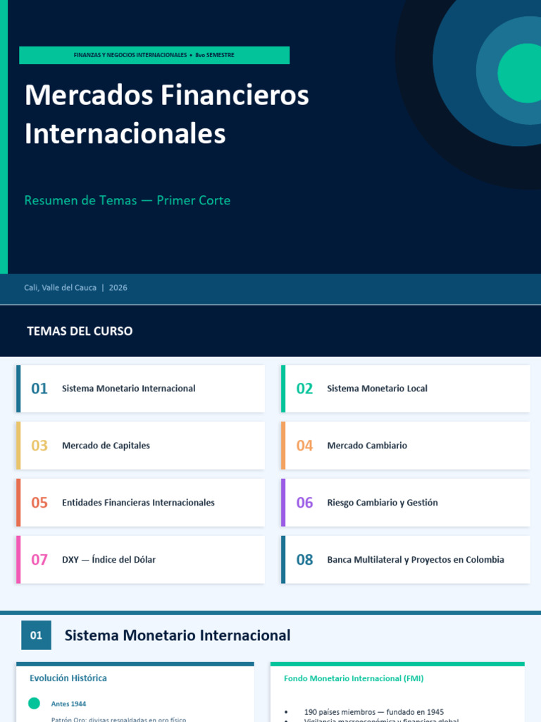 Mercados Financieros Internacionales | PDF | Mercado de divisas | Grupo ...