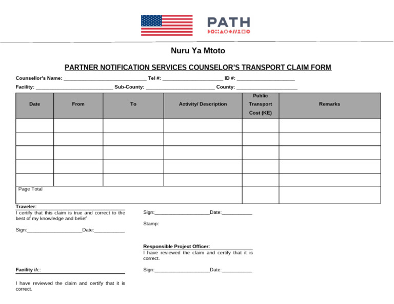 PNS Cllrs Transport Claim Form - REVISED FEB 2026 (3) | PDF
