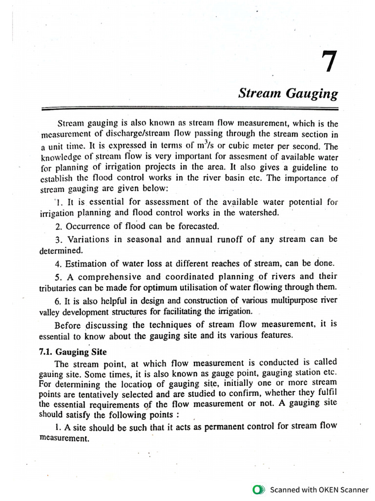Stream Gauging Merged | PDF