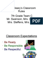 Classroom Expectations