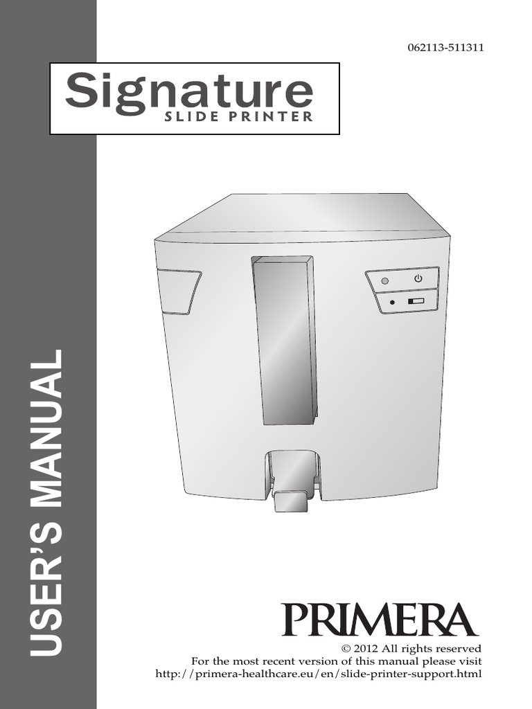 manual_SlidePrinter_en | PDF | Printer (Computing)