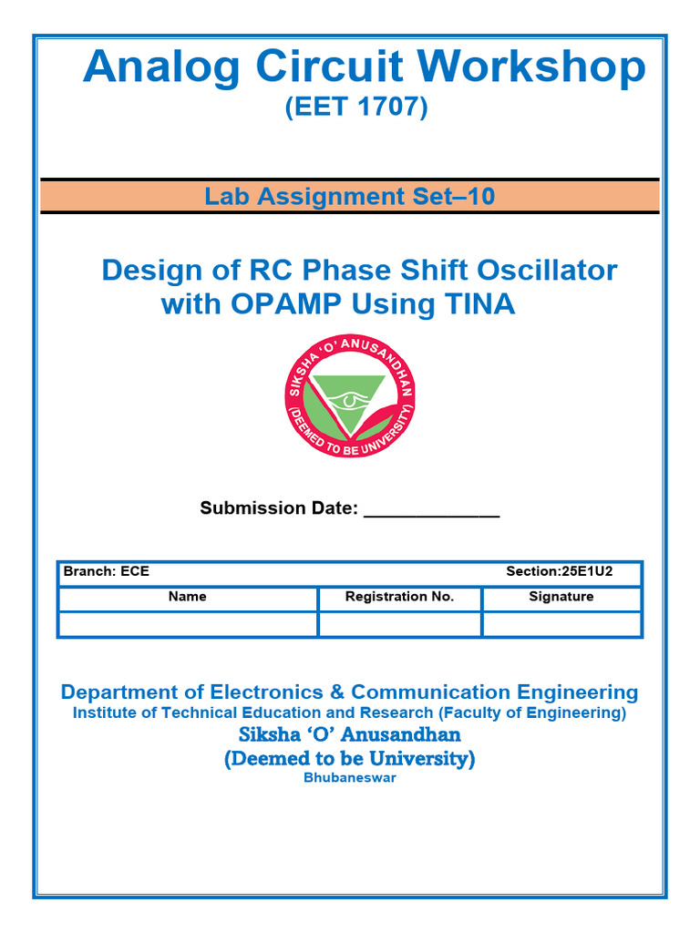 Acw 10 Assignment Final | PDF | Electronic Oscillator | Amplifier