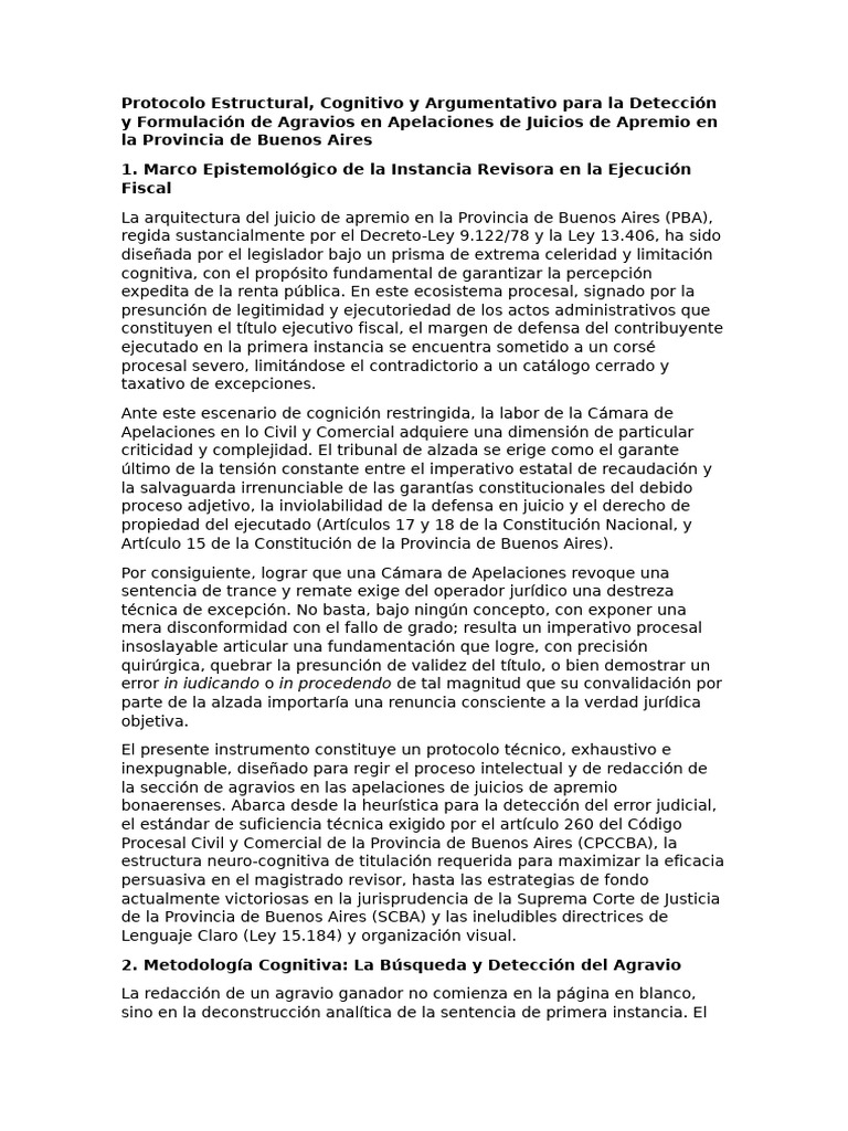 Investigacion Como Redactar Agravios Apelacion Apremio | PDF | Caso de ...