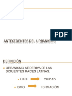 Antecedentes Del Urbanismo