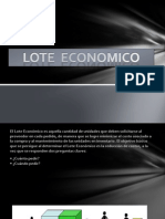 Lote Economico Autor Efrain Martinez Maldonado T.S.U.