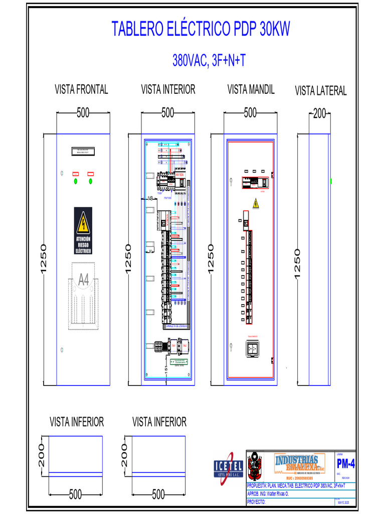 Plano Mecanico_tab Pdp 30kw_380vac | PDF