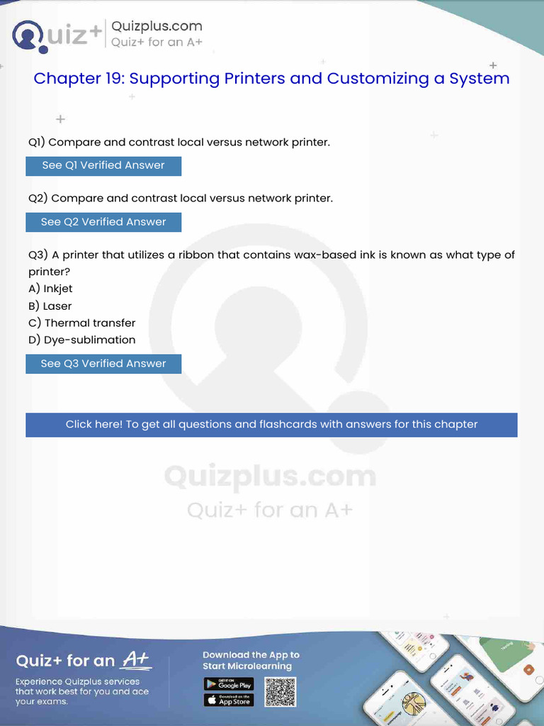 Compare and Contrast Local Versus Network Printer | PDF | Laptop ...