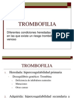 Estados de Hipercoagulabilidad y Trombosis