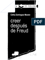 Dominguez Morano, Carlos - Creer Despues de Freud