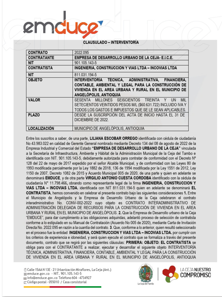 1. Contrato | PDF | Póliza de seguros