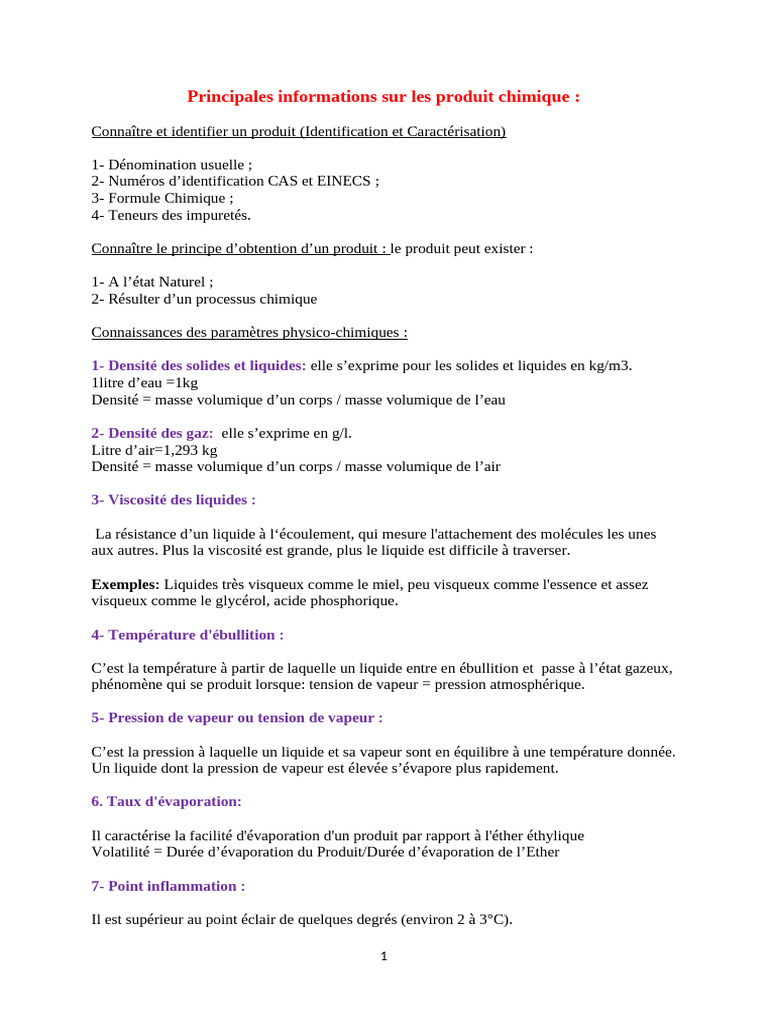 Risques Chimiques | PDF | La combustion | Combustible