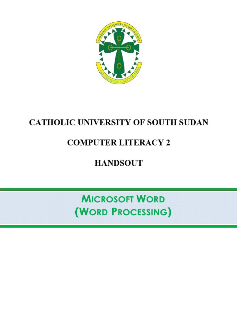 Microsoft Words - Notes | PDF | Word Processor | Microsoft Word