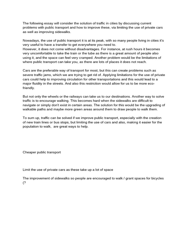 Essay Sample Student Content | PDF