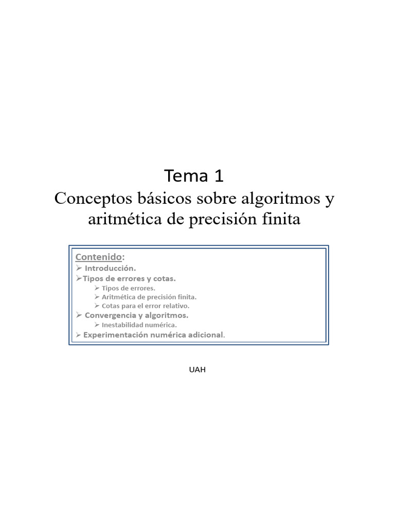 Abrir Tema 1 Conceptos básicos sobre algoritmos y aritmética de ...