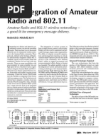 The Integration of Amateur Radio and 802.11