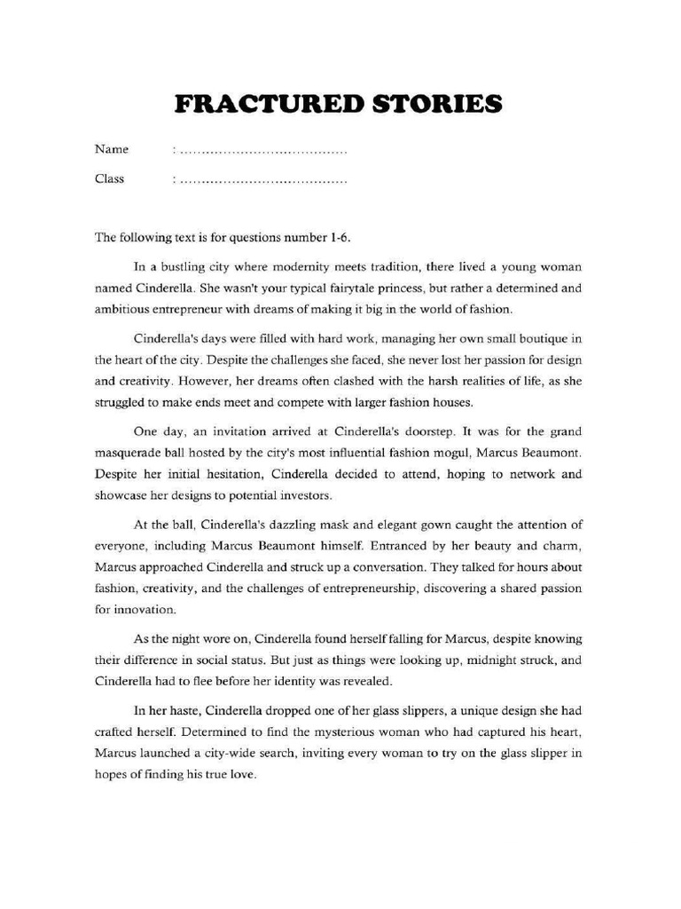 Fractured Story | PDF