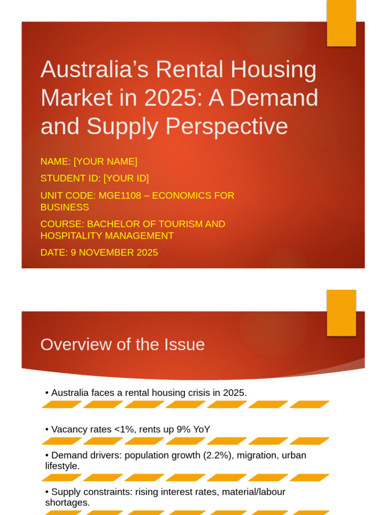 Australian Rental Housing Market 2025 Presentation (1) | PDF