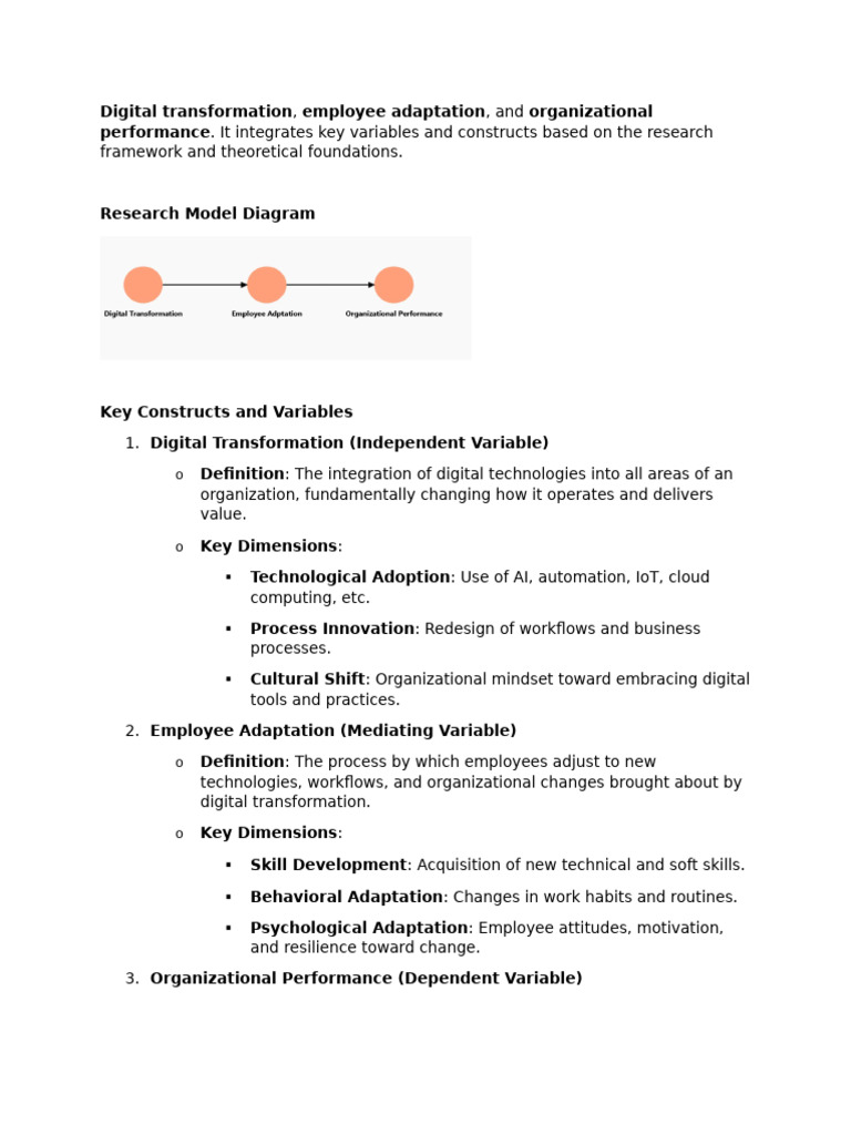 DT Over Emp Adaptation | PDF | Performance Indicator | Organizational ...