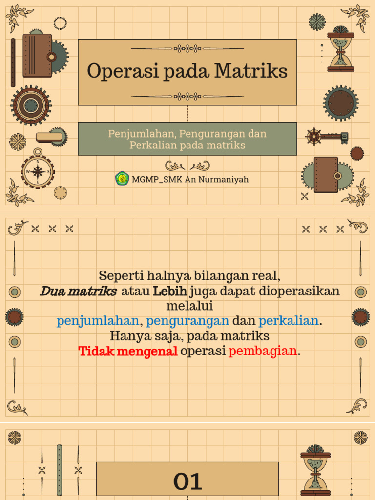 Operasi Hitung Matriks | PDF