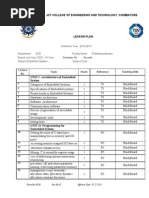 Embedded System Lesson Plan