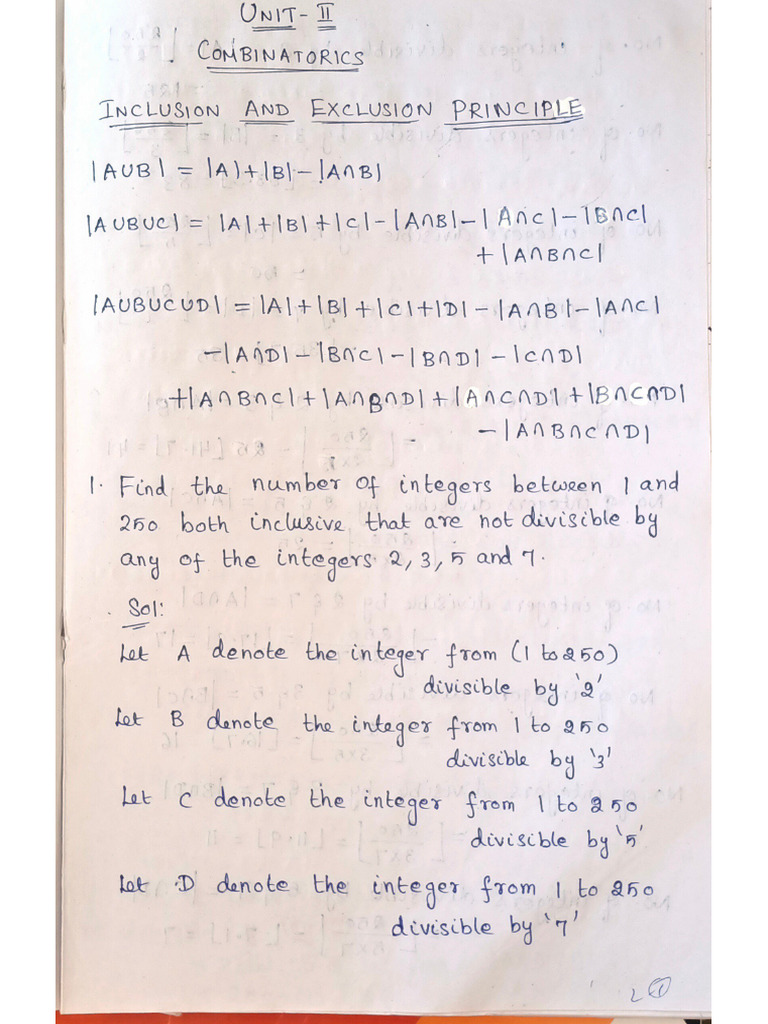 Discrete Mathematics Unit 2 | PDF