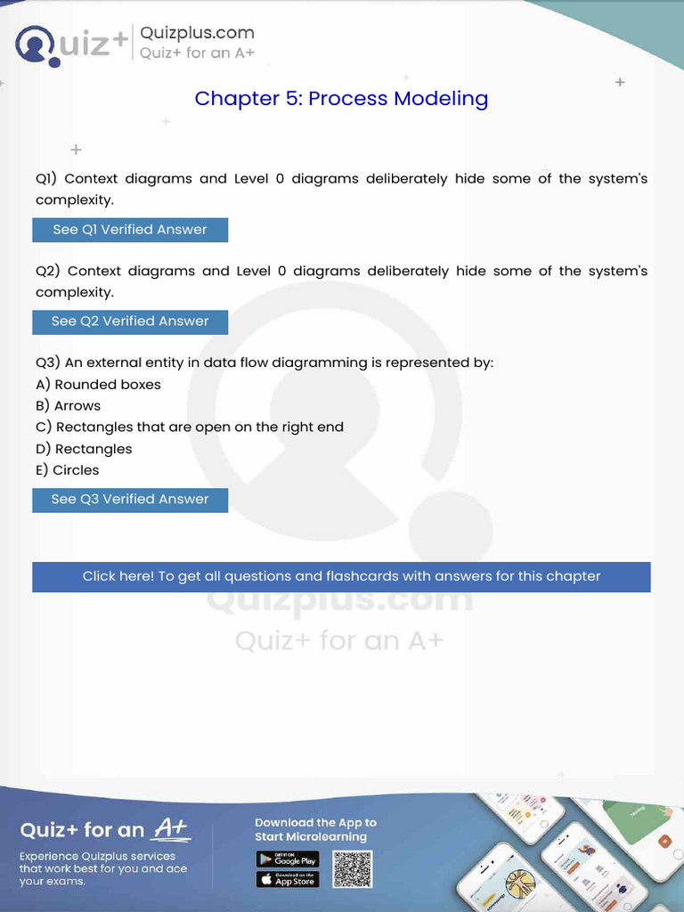 Context Diagrams and Level 0 Diagrams Deliberately Hide Some of The ...