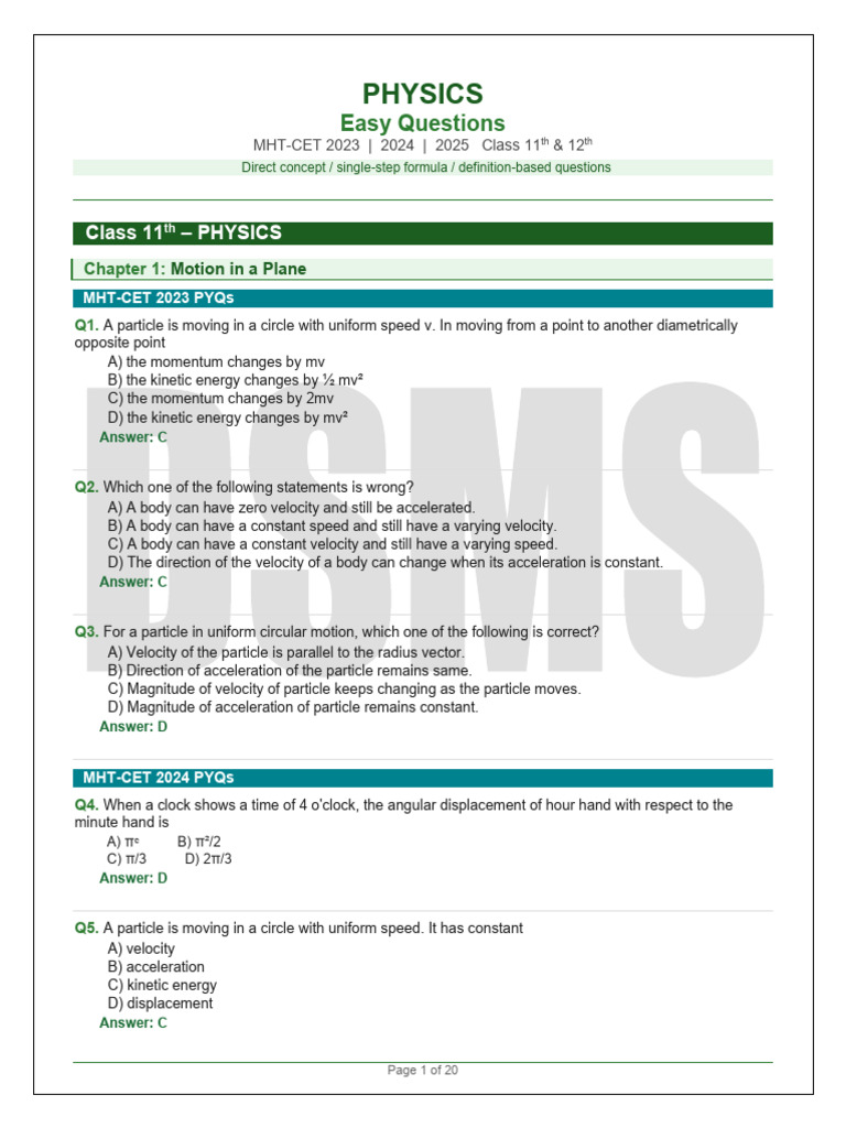 Last Three Years CET Easy Questions PDF_1f8df3ad-7dd5-483f-8e5b ...