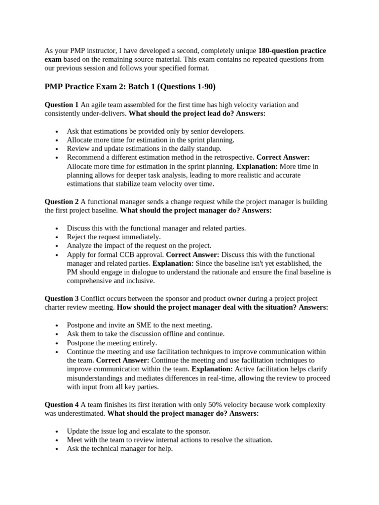 Exam 2_180 | PDF | Agile Software Development | Business