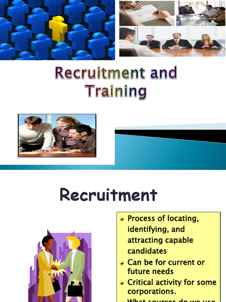 Recruitment Training | PDF | Recruitment | Employment