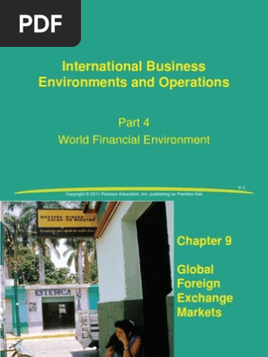 International Business Chapter 9 Foreign Exchange Market - 