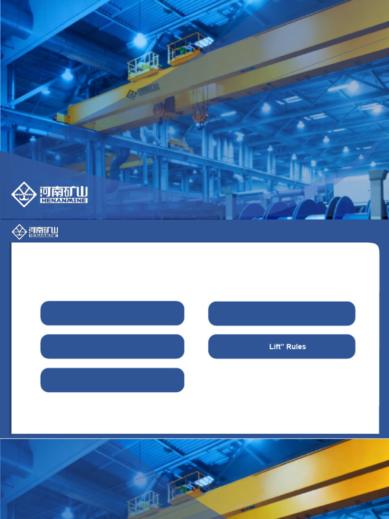 Overhead Crane Operation Safety Training | PDF | Hand | Crane (Machine)