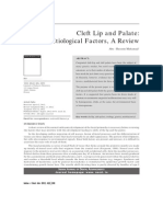 Cleft Lip and Palate: Etiological Factors, A Review