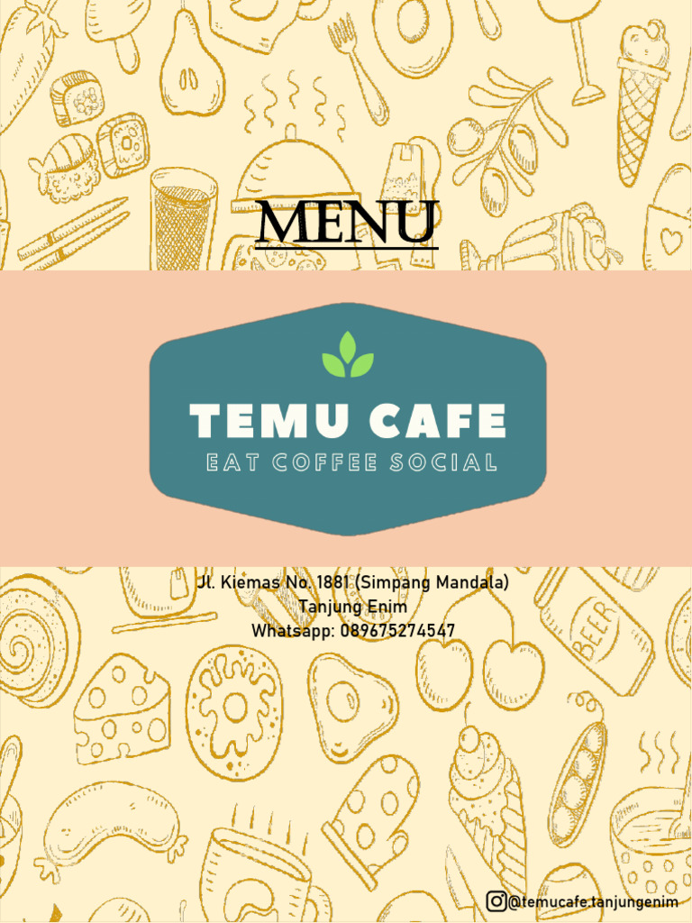 Menu Temu Cafe Ramadhan | PDF | Coffee | Coffeehouse